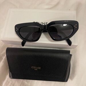 CELINE CL40273U Bold 3 Dots cat-eye acetate sunglasses